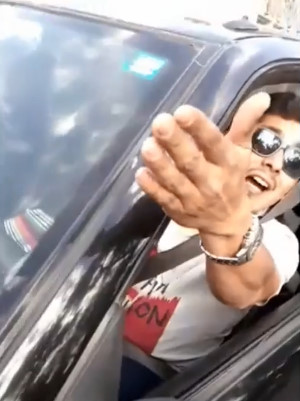 Chilean Driver DESTROYS Protestors