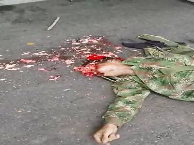 Colombian army patrol fatal accident