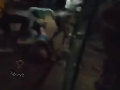 Homicidal maniac executed by the crowd