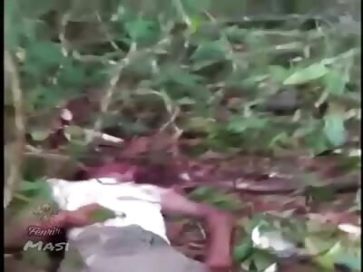 Gound a crushed head