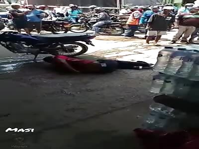 Reached by the assassin.