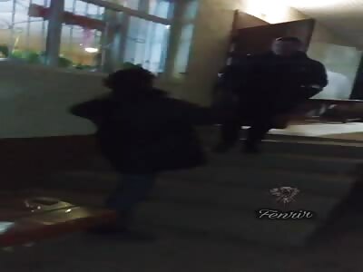 drunkard meets Ukrainian soldiers