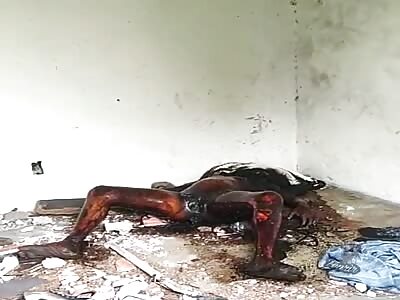 charred body of woman