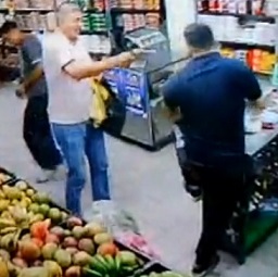 Hitman Finishes Off His Victim Quickly.