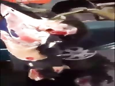 Truck accident in Hungary