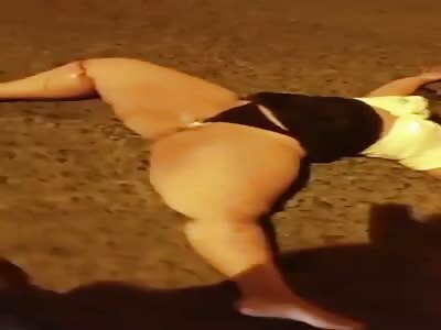 Woman Left in Splitsville after Accident