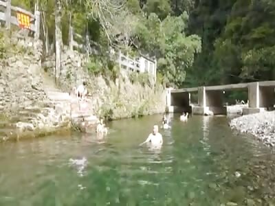 Everyone ignored the drowning kid.