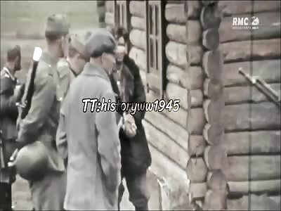 Execution of a soviet soldier.