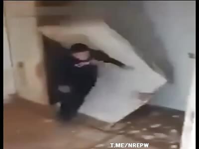 the guy unsuccessfully broke the wall