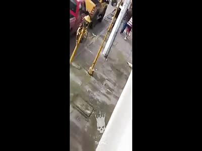 1ST RULES OF BEING A THEIF IS LEARN HOW TO RUN ...BEATEN WITH SHOVELS 