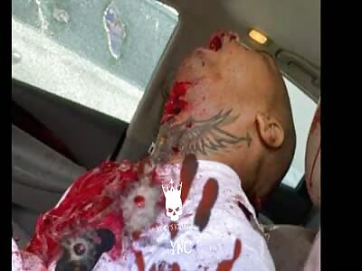 Lago Agrio recently shot at a patrol car leaving a  deceased police man cctv & aftermath 