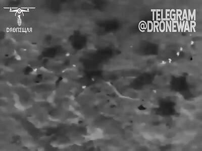 Drone doing its job at night