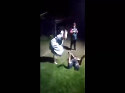 IN SOUTH AFRICA A OLD WOMAN BEATEN A ROBBER