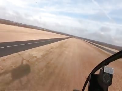 R-44 Helicopter Crashes In Field 