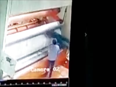 Paper Roller Accident Slowed Down