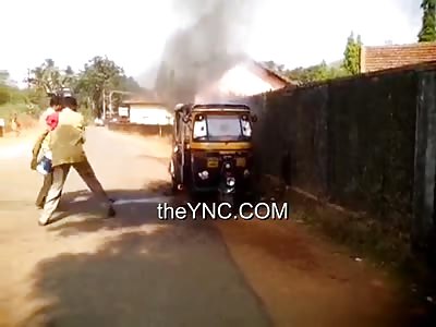 2 Guys 1 Car Explosion