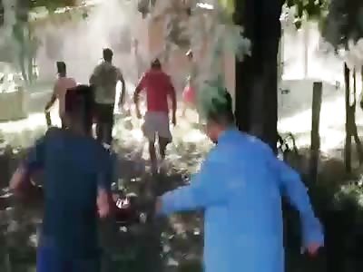 Another dirt bike crash.