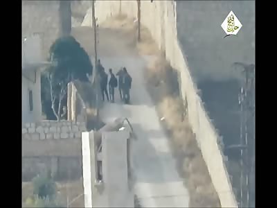 NOWHERE to Run: Group of Syrian Soldiers Blown to Bits By Tow Missile