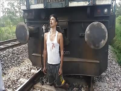 Bizarre Death: Man Stays Impaled in the Train After Hit