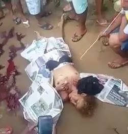 Topless Girl Was Stabbed to Death... Let's Poke Her With a Stick