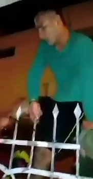 Get Me OFF of Here..Man's Leg Impaled on Iron Fence 