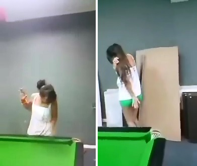 Tough Guy Boss Whips his Female Employee 