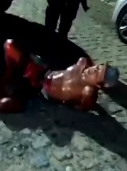 Crying Thief took One to the Balls 