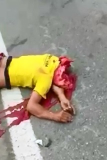 Get a Look at this Guy's Head..Its Gone 