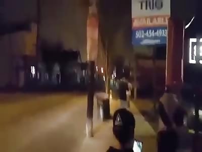 MMA Fighter is Challenged in a Street Fight 