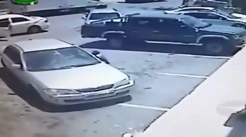 Lucky Motherfucker!  Guy Manages to Escape a Murder Attempt on Life (3 Angles)  