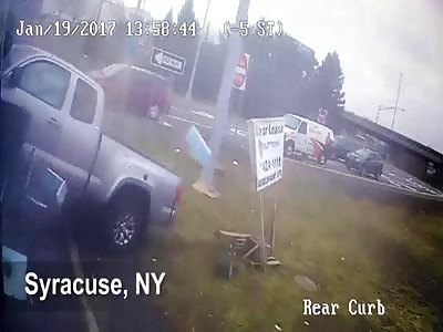 Man inside a Bus somehow Survives this Amazing Crash 