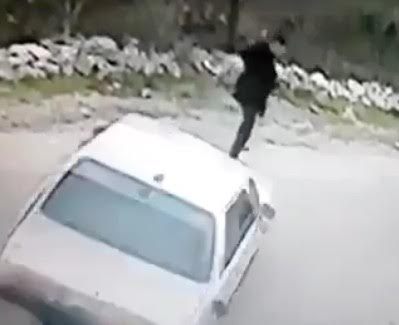 Short Video shows murder by Car 