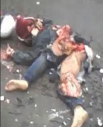 Cell Phone Video of Gruesome Aftermath of Motorcyclist 