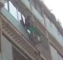 Mentally ill guy leaps to his Death