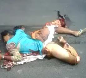 Woman a Total Mess after Truck Ran Over Her 