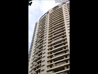 WOW Suicidal Wotan Jumps from the 30th Floor of Her Apartment BUioding