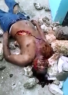 Rapist Dying in Pain after being Stabbed and Stoned by Town 