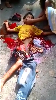 SHOCK shows Young Boy Alive Crushed by Truck (Strong Warning)