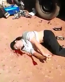 Crash Victim does the Death Dance...