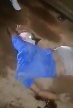 Look at the Motorcyclists Head!? 