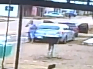 Murder over Nothing..Man Speaking on his Cell Phone is Bumped by Car hes Leaning On, then....