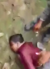 Sad to See a Family Pull their Dead Son from a Cloth Sack...