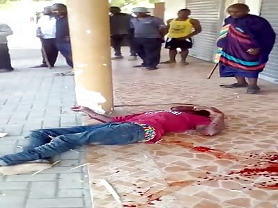 Man is left looking like This after a Ridiculous Beating from the Town Boys 