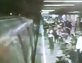 Fast Suicide caught on Cam...(Dont Blink or you'll Miss It) 