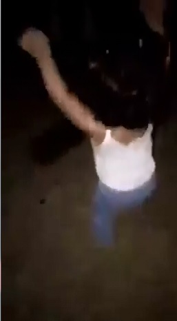 Little Girl gets too Close to a Camel 