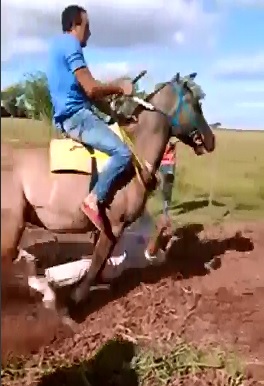 This is the Reason you Dont Stand in the Way of Hoses during a Race! (Slow motion Added) 