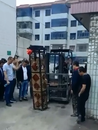 This is One Bizarre Death....Watch Slow Motion Replay