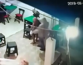 Shock Murder Video shows Woman Killed from Behind while Buying Food 