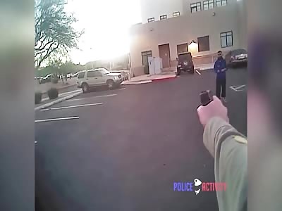 Muslim Gets Shot After Throwing Rocks and Wielding Knife Toward Sheriff.