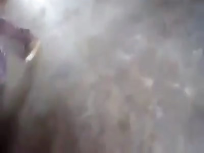 Spic beat his wife in front of their kids